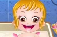 Baby Hazel e il bagno Baby Hazel e il bagno