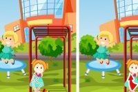Cerca le differenze – Giochi all’aperto Cerca le differenze – Giochi all’aperto