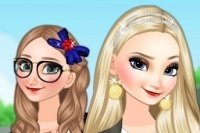 Le sorelle di Frozen studentesse Le sorelle di Frozen studentesse