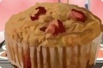 Muffin con fragola e banana Muffin con fragola e banana