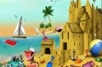 Oggetti per il castello di sabbia Oggetti per il castello di sabbia