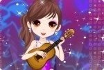 Ragazza e ukelele Ragazza e ukelele