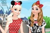 Sorelle Frozen a Disneyland Sorelle Frozen a Disneyland