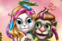Talking Tom e Angela Kapper Talking Tom e Angela Kapper